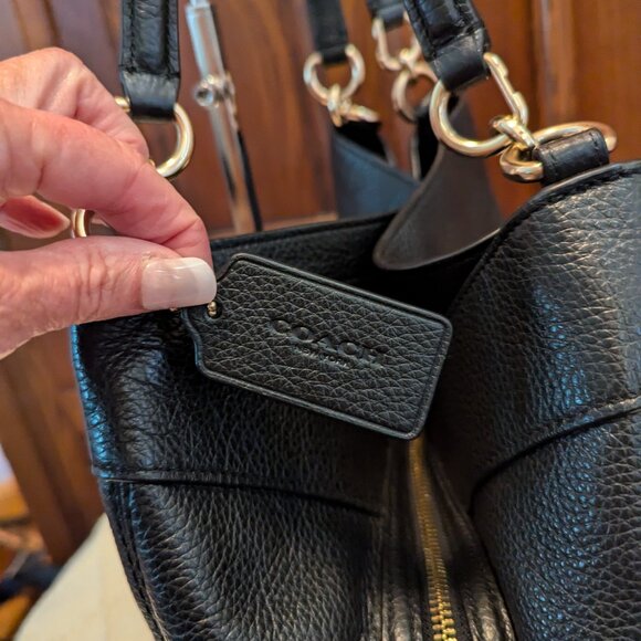 Coach F28997 Lexy Pebble Leather Shoulder Bag - Picture 6 of 15